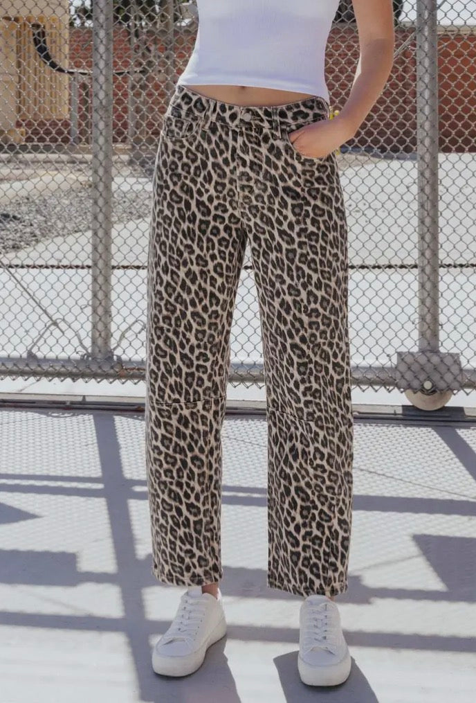 Leopard Jeans