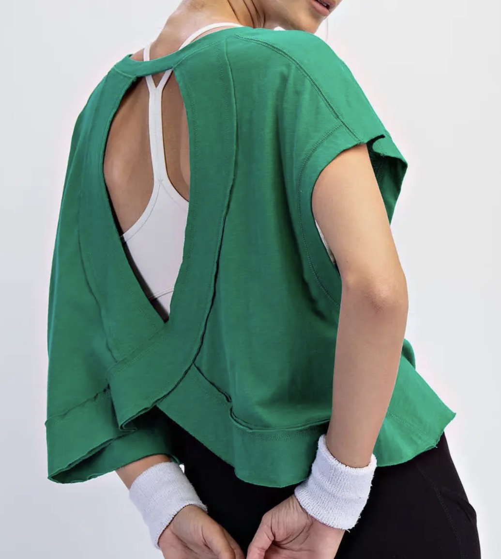 Green Open Back