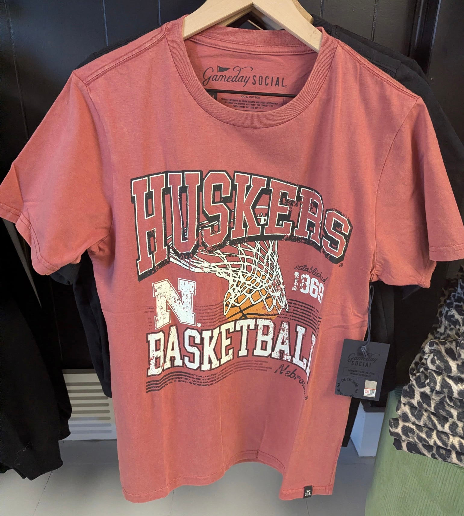 Husker Bball Tee
