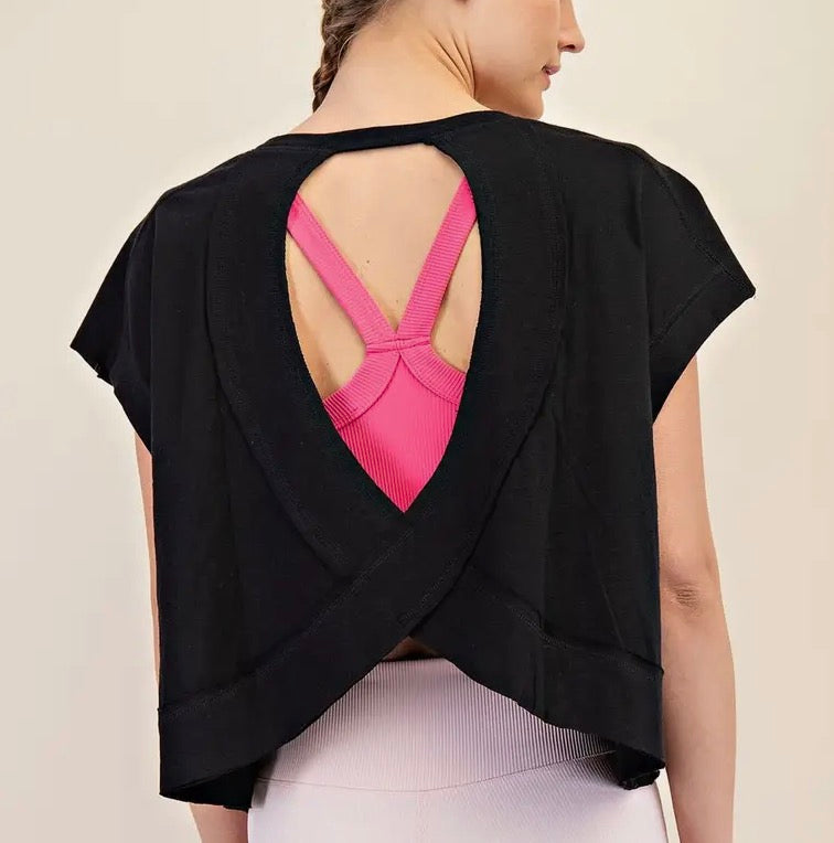 Black Open Back