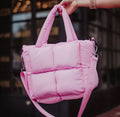 Light Pink Puffer Tote