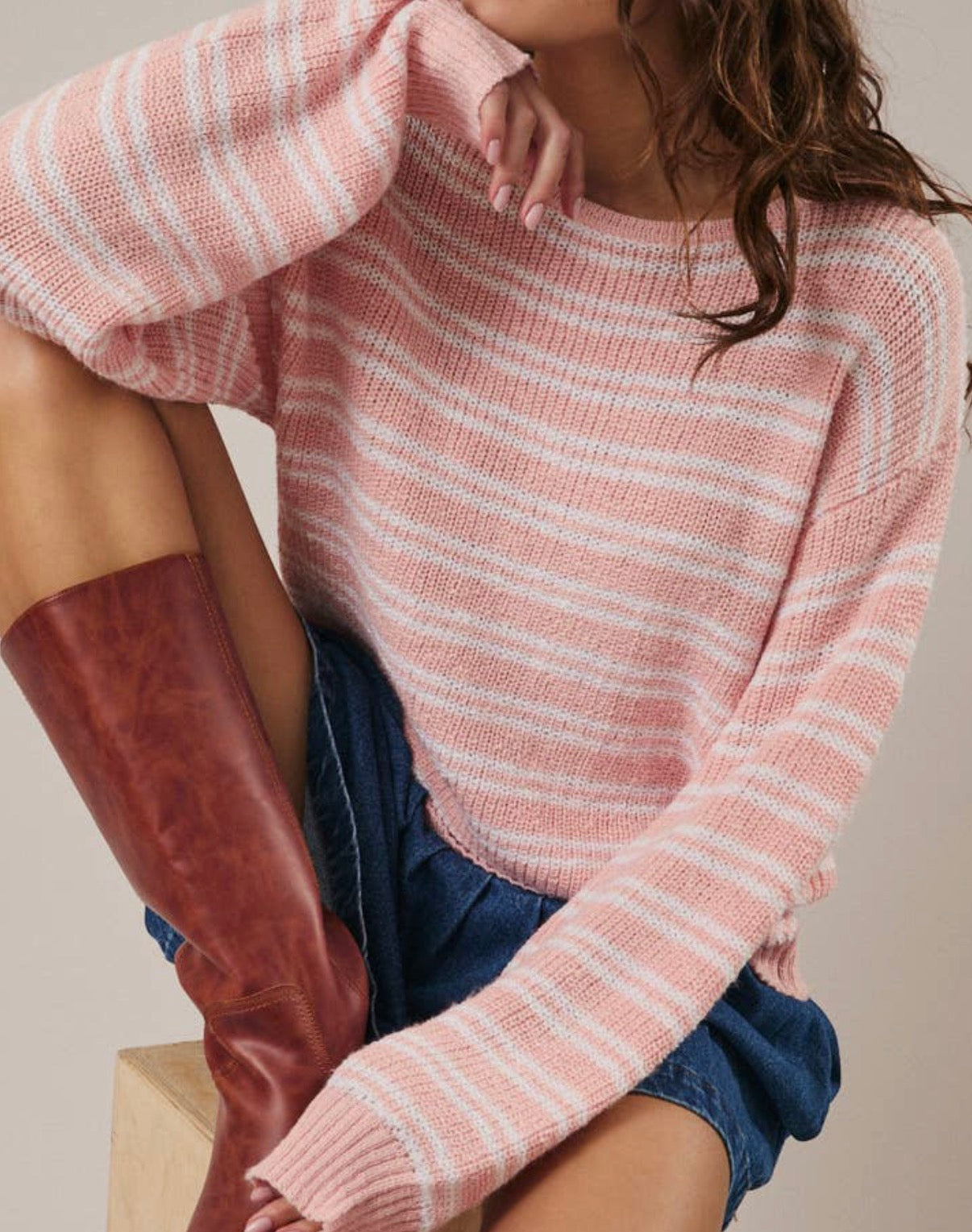 Pink Lightweight Sweater