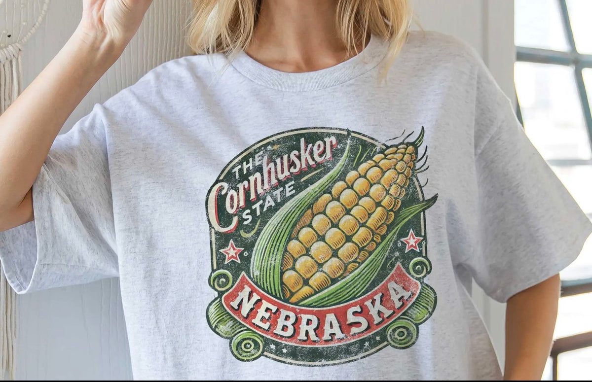 Cornhusker State Oversized Tee