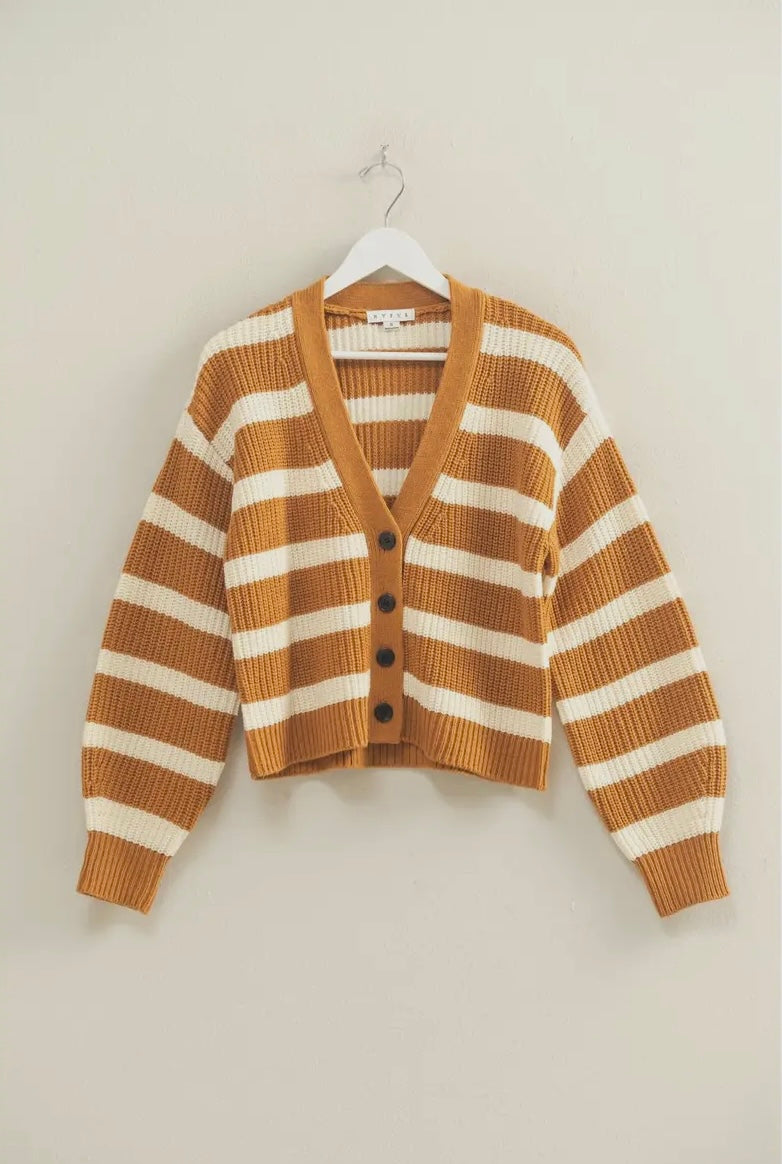 Tan Stripe Sweater