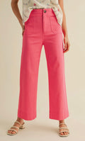 Pink Wide Leg Pants