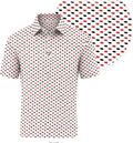 Mens Happy Hole Polo Red/Black